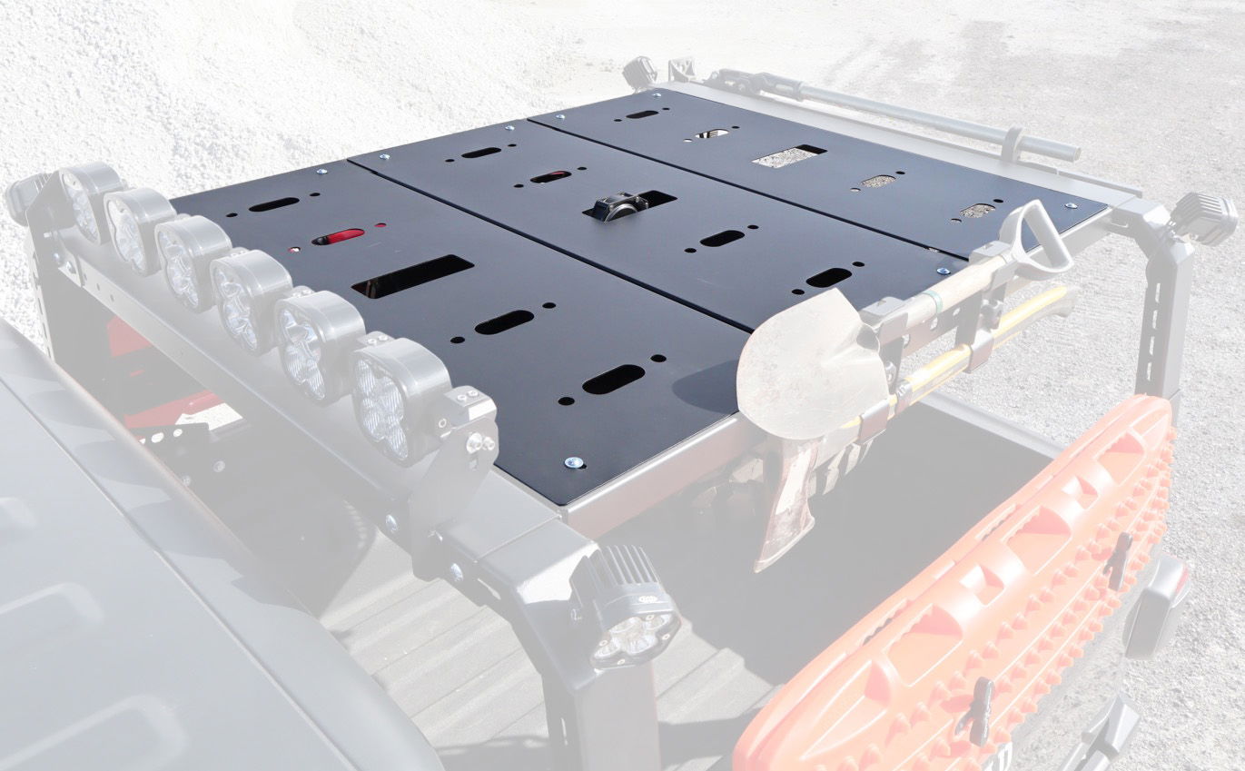 Black-O.P. Bed Rack Floor Kit