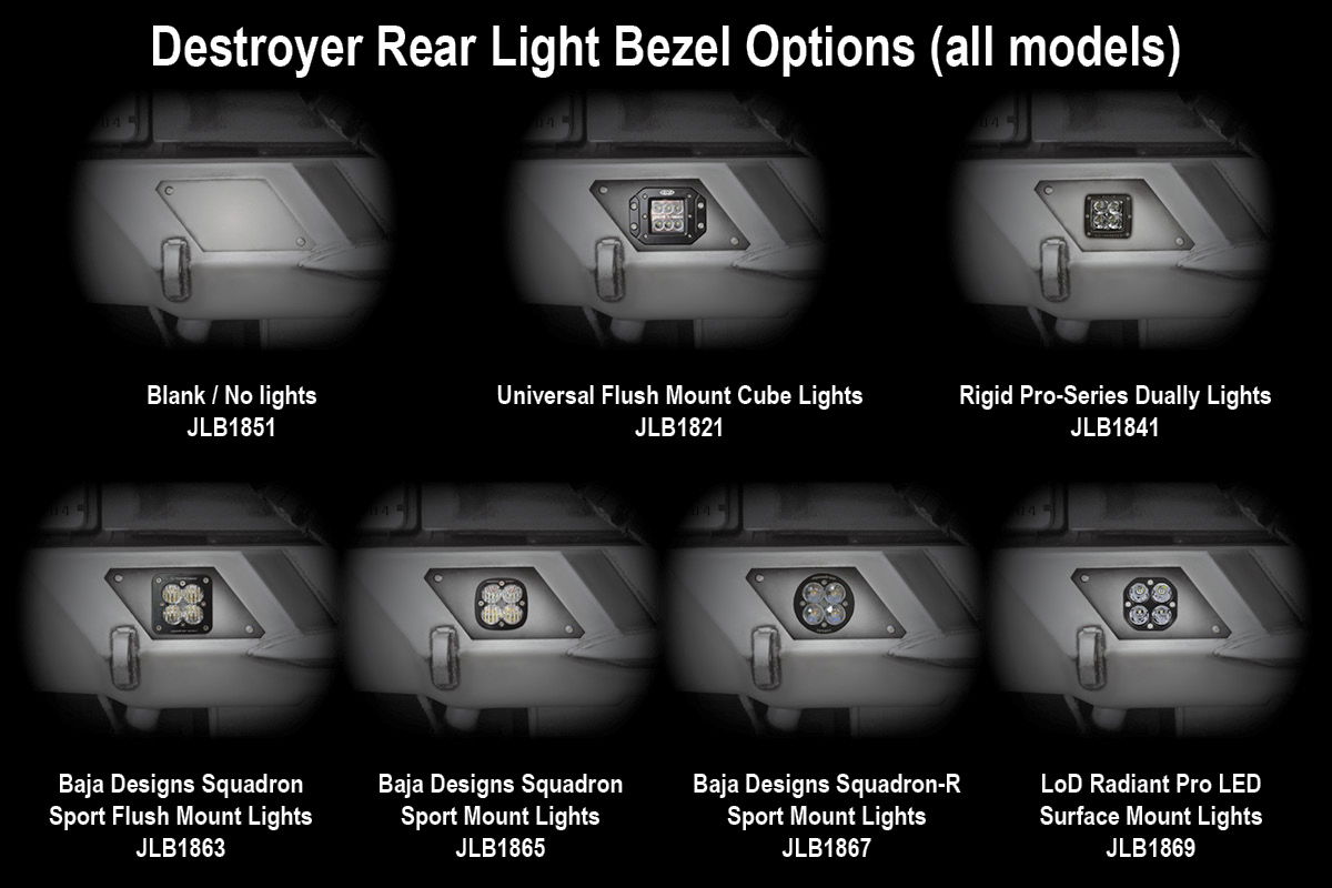 Destroyer Light Bezel Options