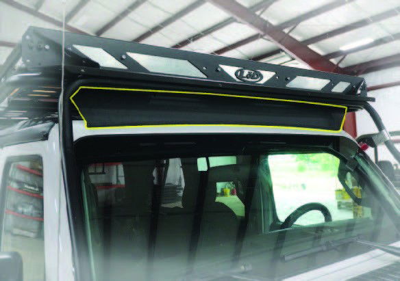 JL Destroyer Roof Rack Wind Deflector