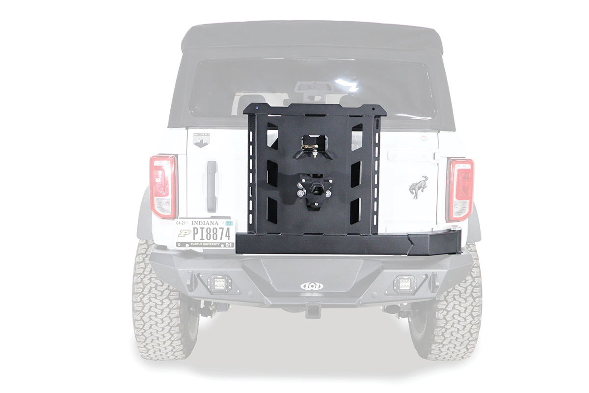 2021+ Bronco Destroyer Tire Carrier - Only (Black Powder Coated)