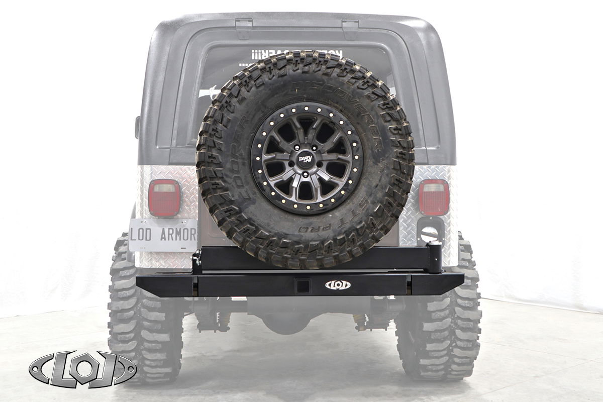 CJ Destroyer Expedition Series Rear Bumper w/Tire Carrier