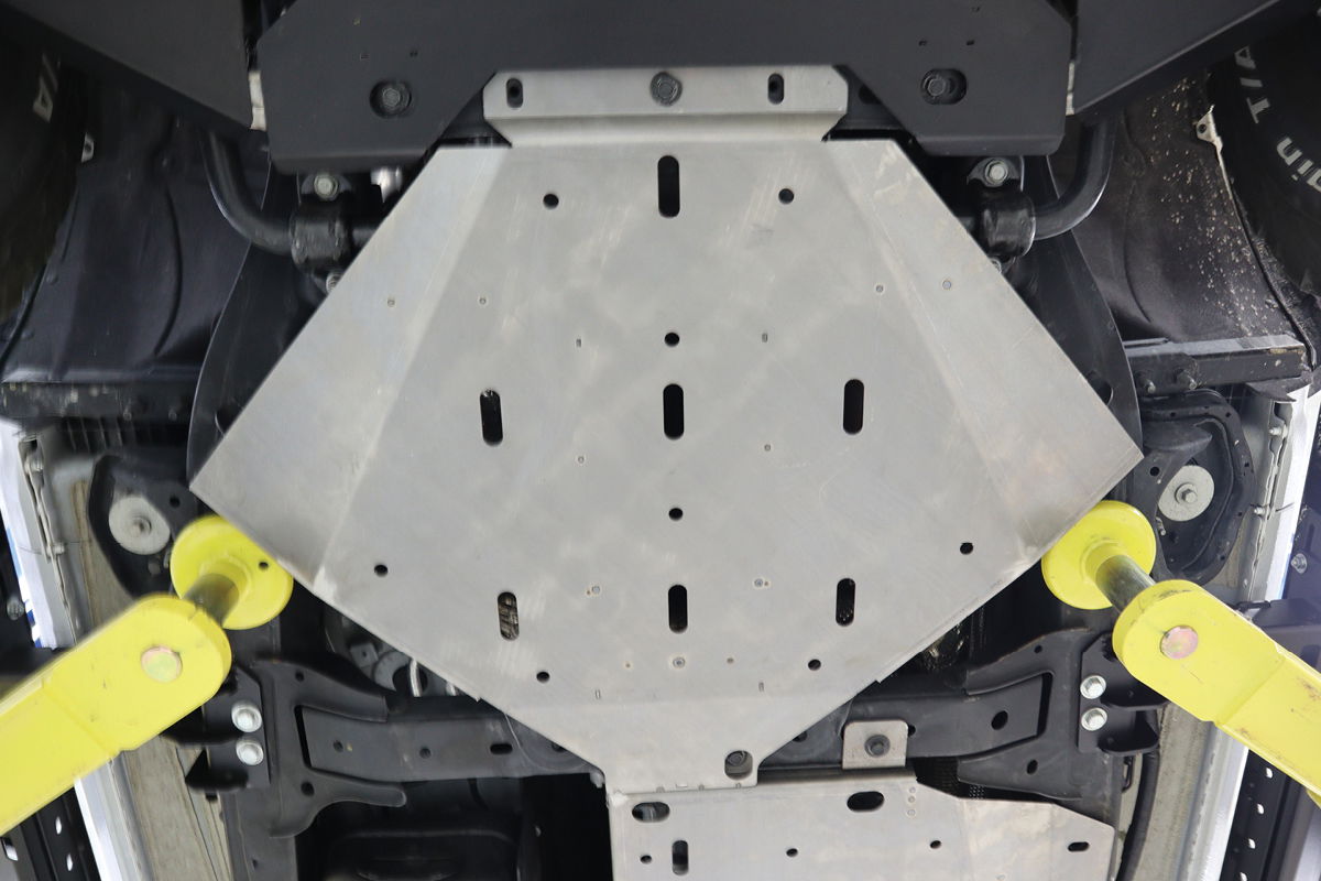 Black-O.P. Transmission Skid Plate