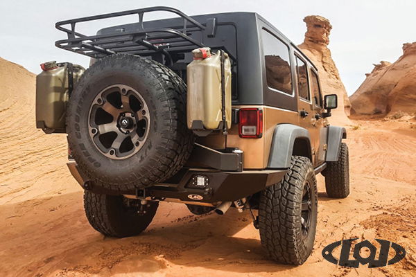 2007-2017 JK Destroyer Full-Width Rear Bumper w/ Tire Carrier