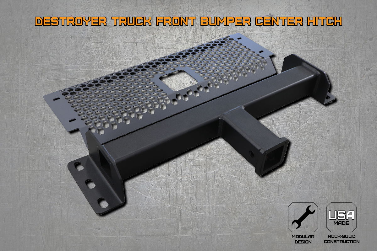 Destroyer Truck Front Bumper Center Hitch