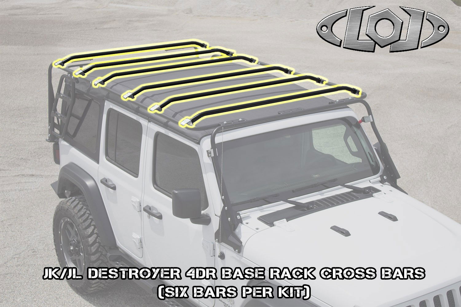 JK / JL Destroyer Base Rack Crossmember kit ( For use with Base Rack only!)