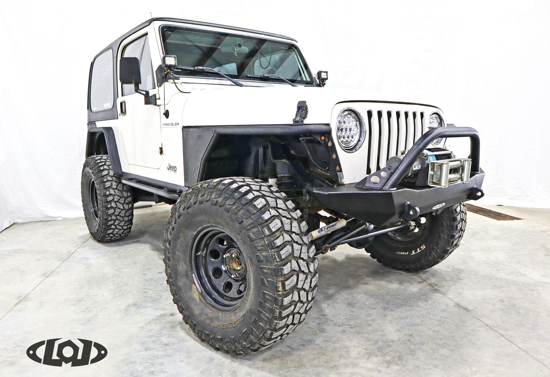 LoD Offroad | TJ/LJ/YJ Destroyer Full Front Bumper -Bare Steel -No